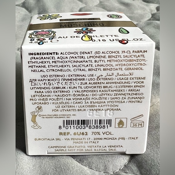 So Real EDT by Cheap and Chic Moschino mini sample bottle - Picture 3 of 5